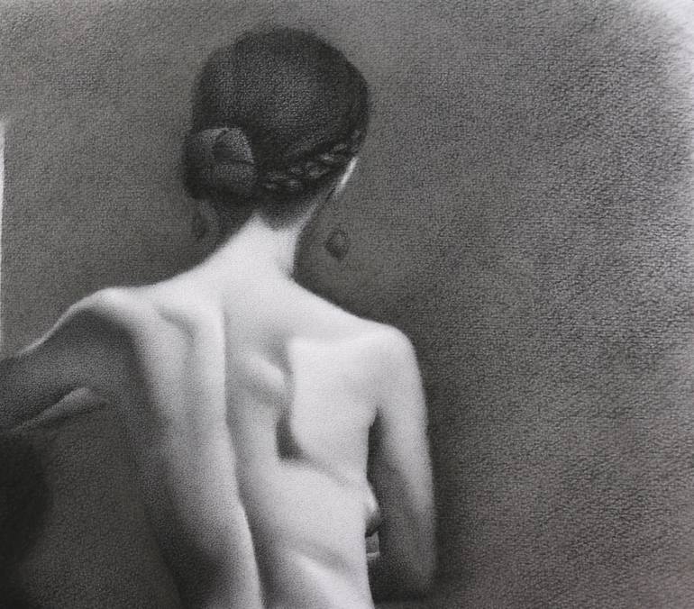Original Figurative Nude Drawing by Lyn Li