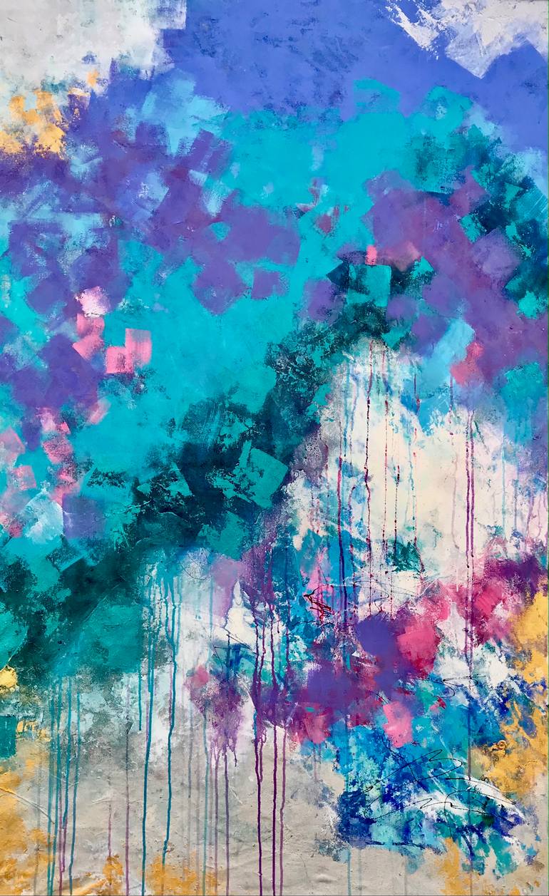 Original Abstract Expressionism Abstract Painting by Anika Savage