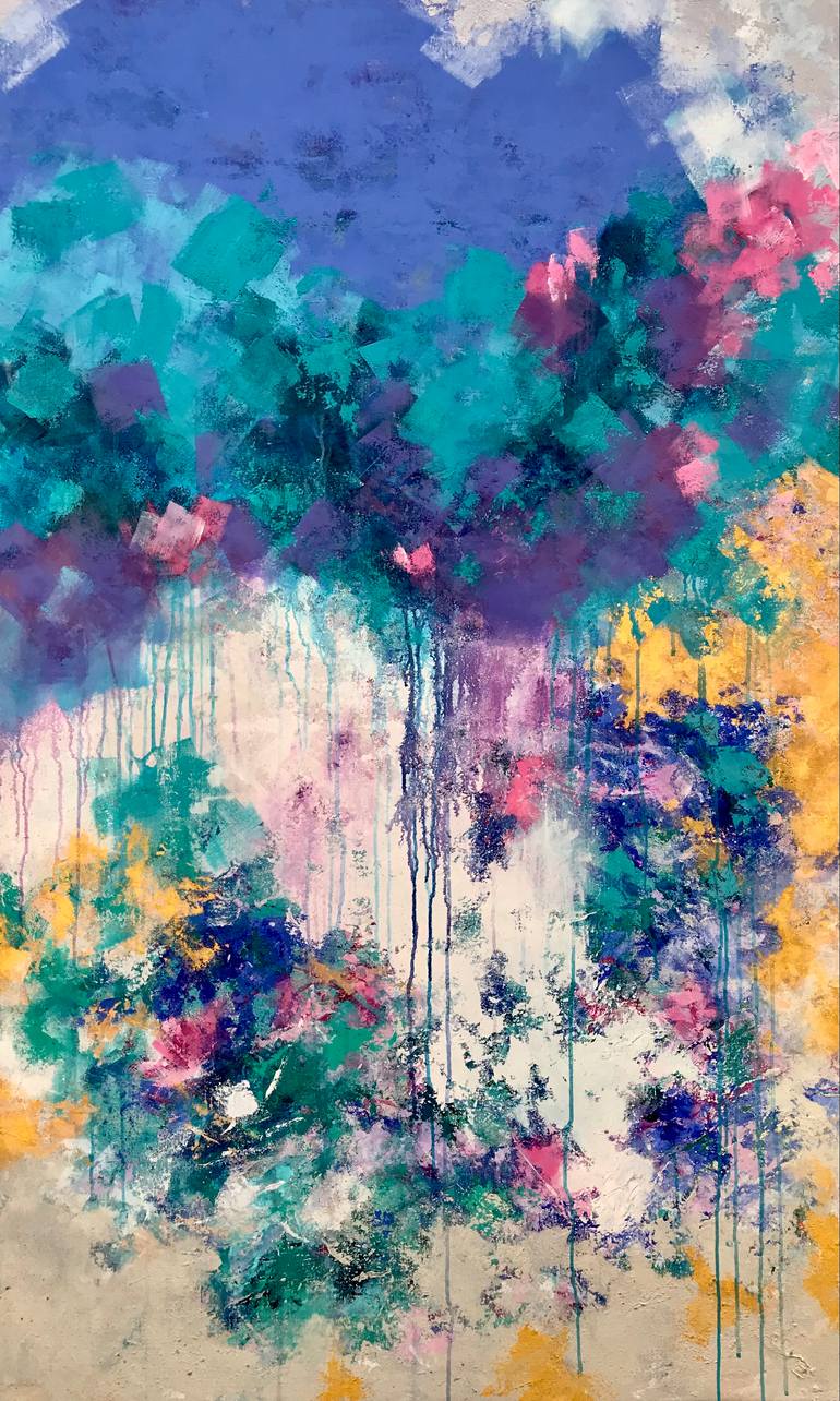 Original Abstract Expressionism Abstract Painting by Anika Savage