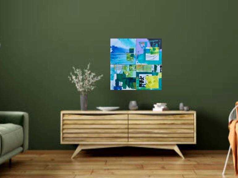 Original Abstract Expressionism Abstract Painting by Anika Savage