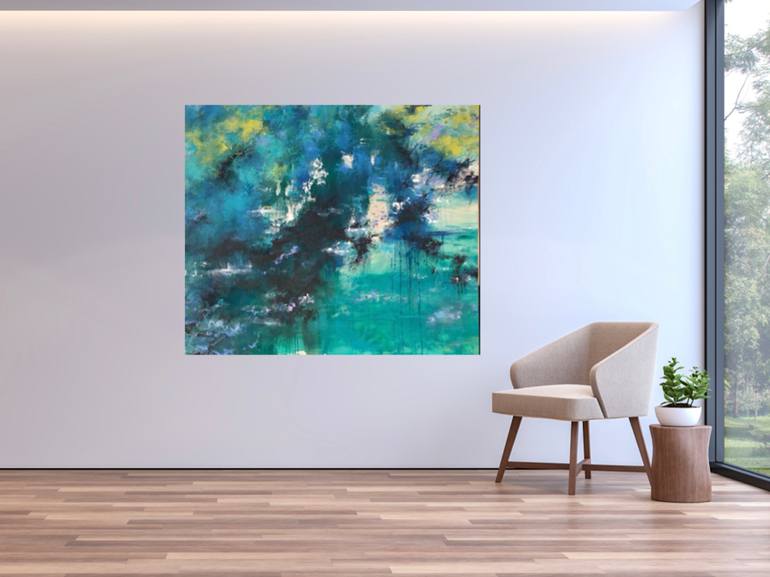 Original Abstract Expressionism Abstract Painting by Anika Savage