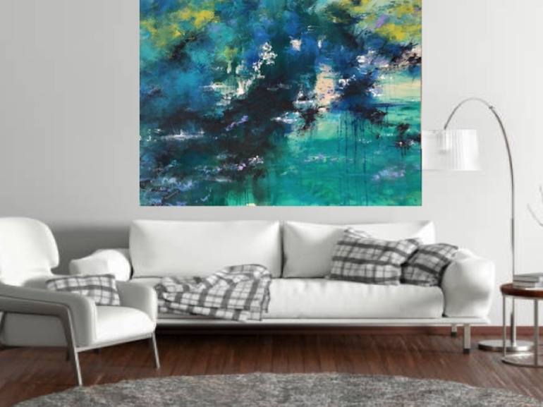 Original Abstract Expressionism Abstract Painting by Anika Savage