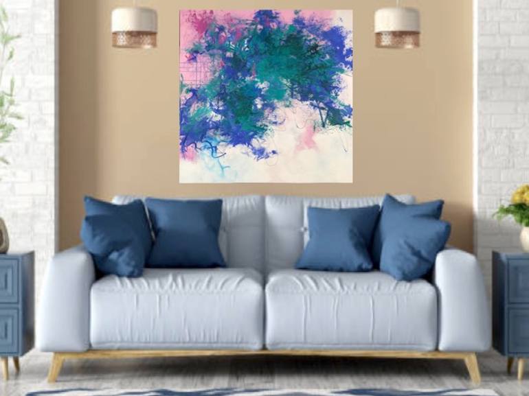 Original Abstract Expressionism Abstract Painting by Anika Savage