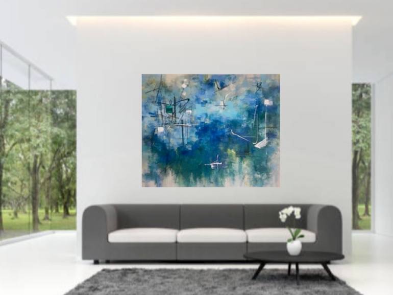 Original Abstract Expressionism Abstract Painting by Anika Savage