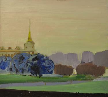 Original Landscape Painting by Iskhakova Ulya
