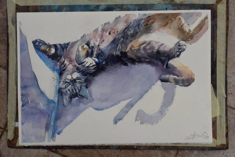 Original Figurative Animal Painting by Goran ŽIgolić