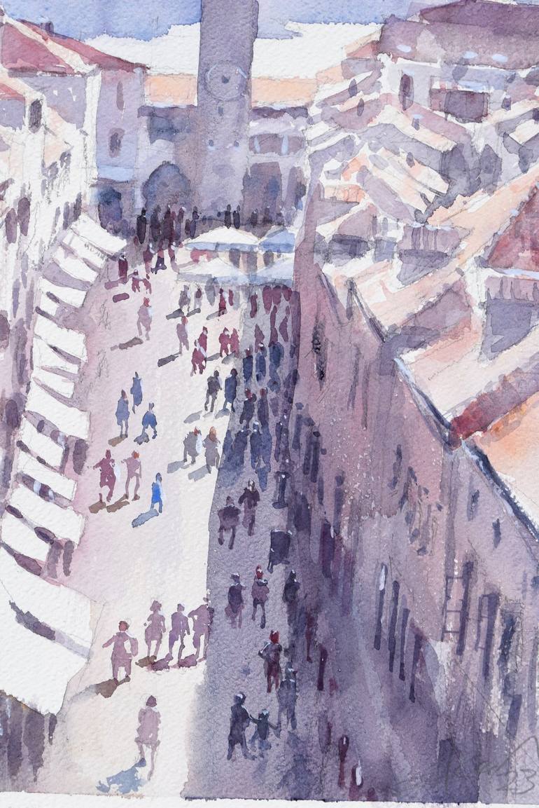 Original Impressionism Cities Painting by Goran Žigolić