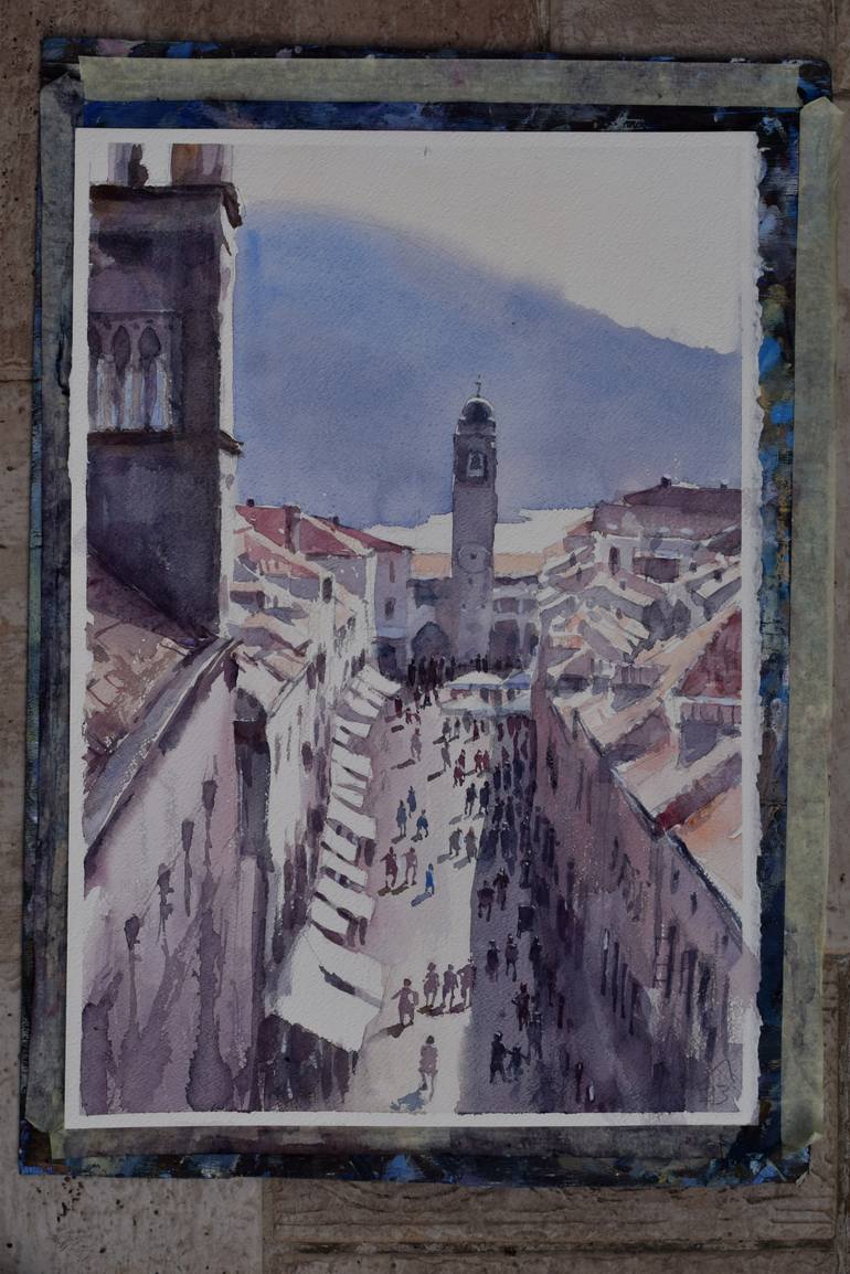 Original Impressionism Cities Painting by Goran ŽIgolić