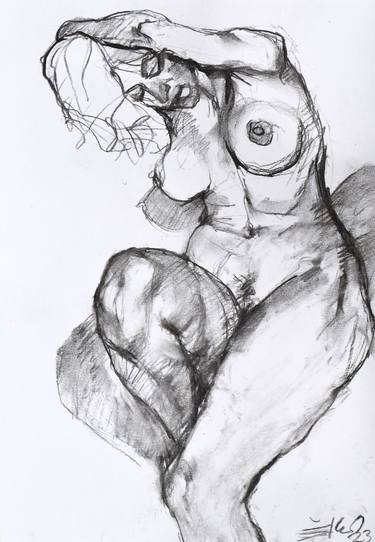 Original Figurative Nude Drawings by Goran Žigolić