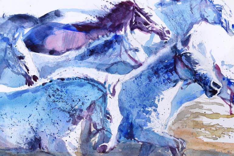 Original Figurative Animal Painting by Goran ŽIgolić