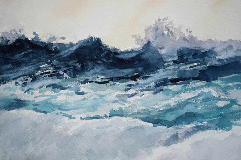 Original Figurative Seascape Painting by Goran Žigolić