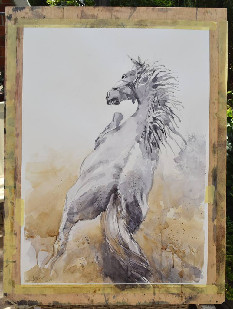 Original Figurative Animal Painting by Goran ŽIgolić