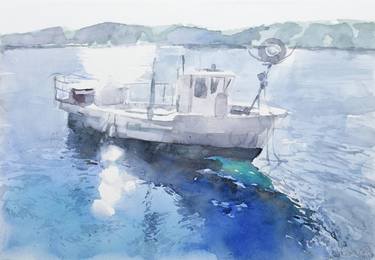 Original Boat Paintings by Goran Žigolić
