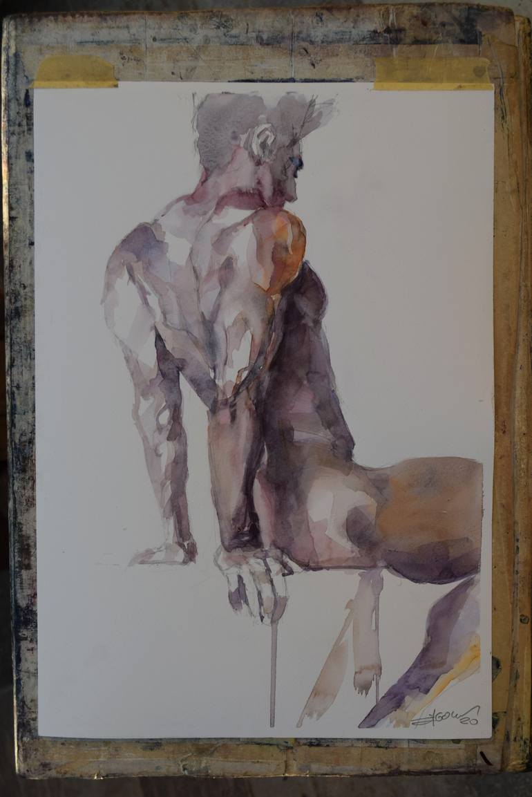 Original Figurative Nude Painting by Goran Žigolić