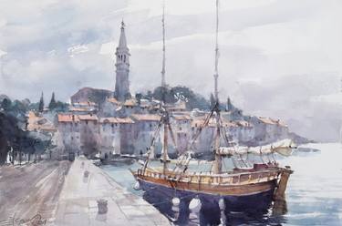 Original Figurative Cities Paintings by Goran Žigolić