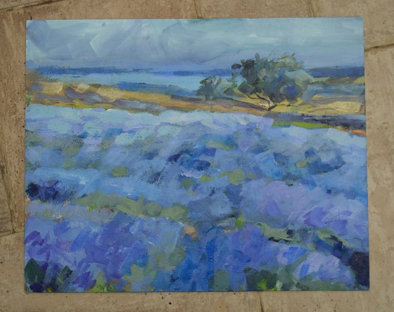 Original Expressionism Landscape Painting by Goran ŽIgolić