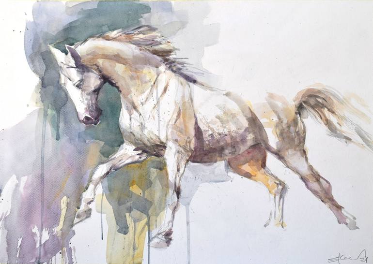 Original Figurative Animal Paintings by Goran ŽIgolić