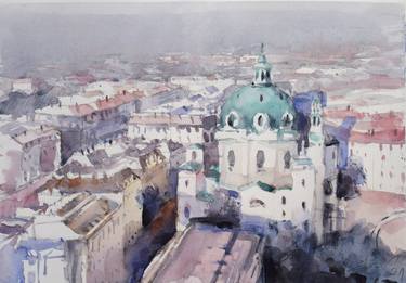 Original Figurative Cities Paintings by Goran Žigolić