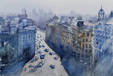 Original Figurative Cities Paintings by Goran Žigolić