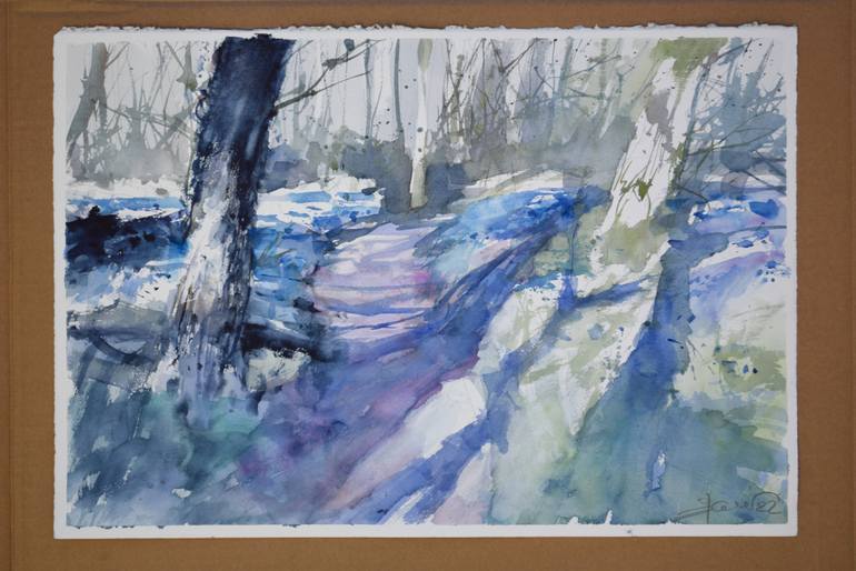 Original Impressionism Nature Painting by Goran ŽIgolić