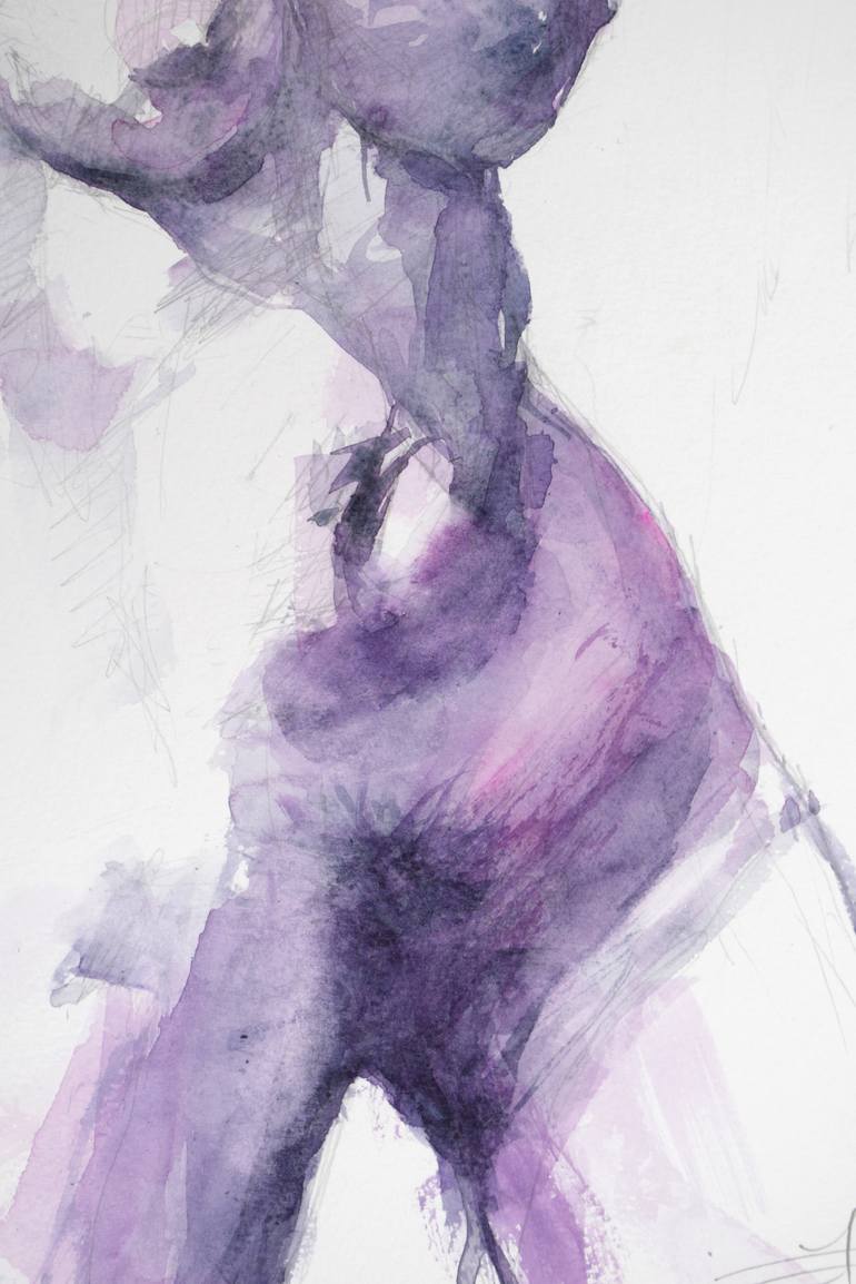 Original Impressionism Nude Painting by Goran ŽIgolić
