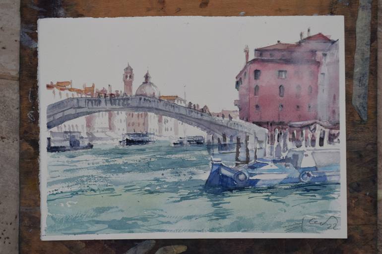 Original Impressionism Cities Painting by Goran ŽIgolić