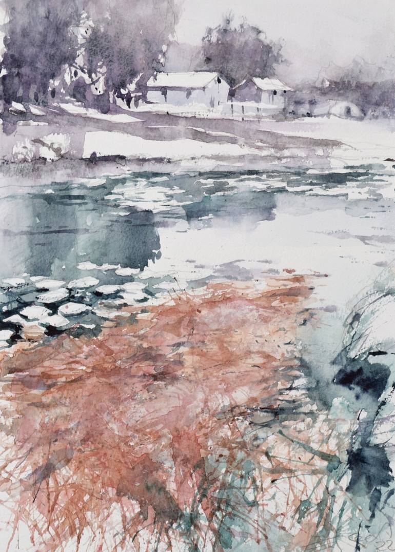 Original Figurative Landscape Paintings by Goran ŽIgolić