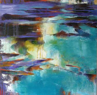 Original Fine Art Abstract Paintings by Mira M White