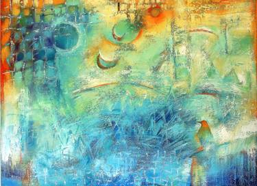 Original Abstract Fantasy Paintings by Mira M White