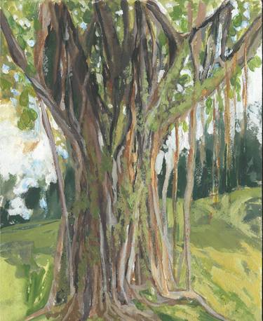 Print of Tree Paintings by Derys Lyttle