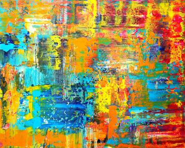Original Abstract Expressionism Abstract Paintings by Werner Fassbender