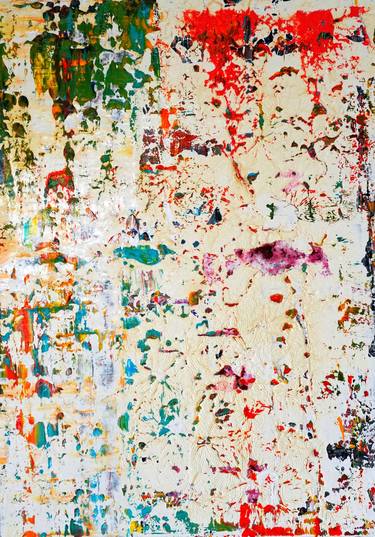 Saatchi Art Artist Werner Fassbender; Paintings, “Abstract Painting white red blue green 03469” #art