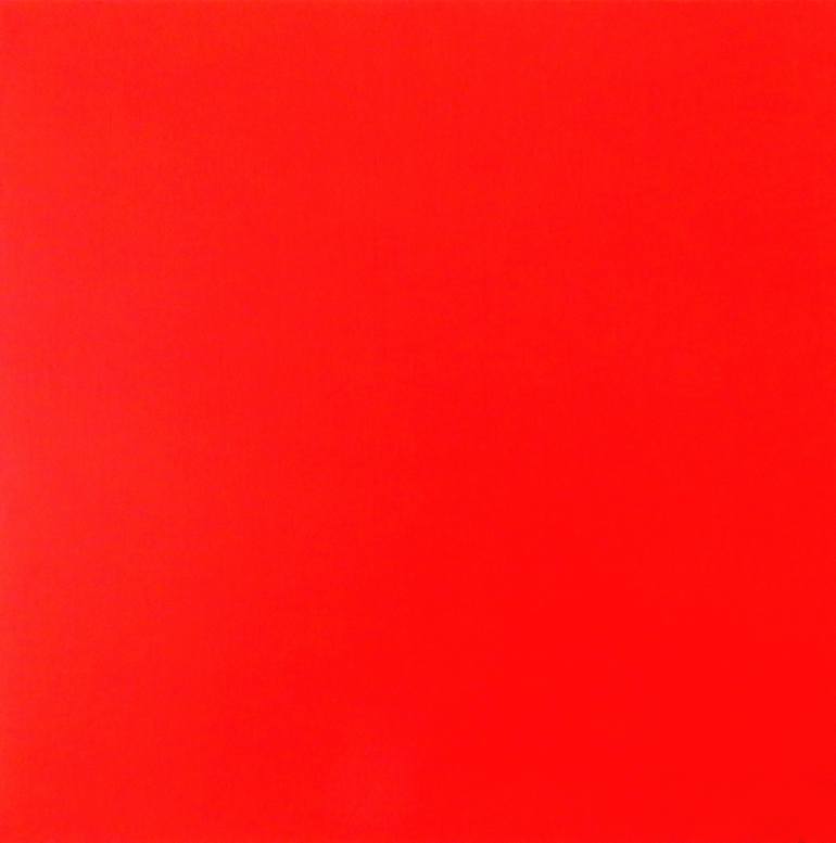 red color Painting by Werner Fassbender |