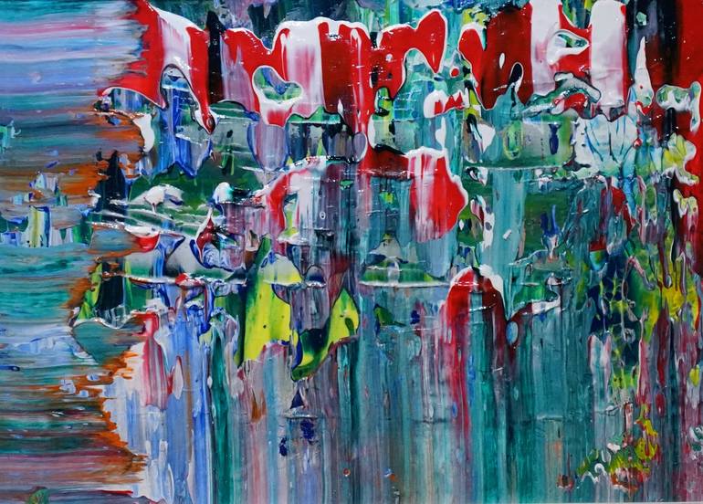 Original Expressionism Abstract Painting by Werner Fassbender