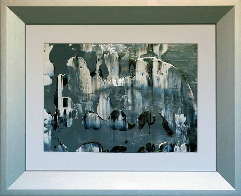 Original Abstract Expressionism Abstract Painting by Werner Fassbender