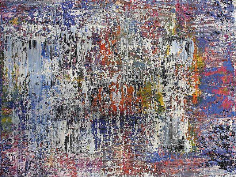 Original Abstract Expressionism Abstract Painting by Werner Fassbender