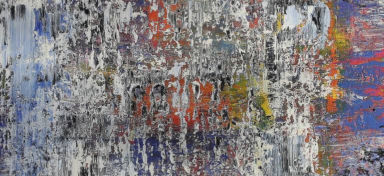 Original Abstract Expressionism Abstract Painting by Werner Fassbender