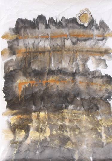 Print of Abstract Expressionism Landscape Mixed Media by kah wah tan