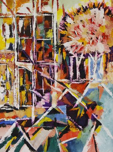 Print of Abstract Expressionism Cities Paintings by kah wah tan