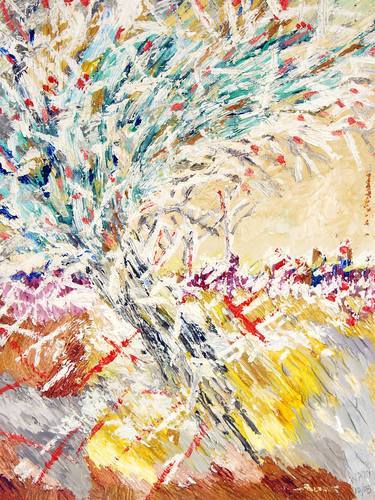 Print of Abstract Expressionism Nature Paintings by kah wah tan