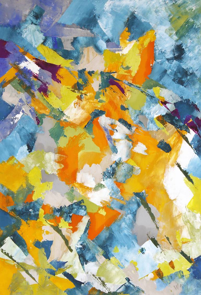 Print of Abstract Paintings by Kah Wah Tan