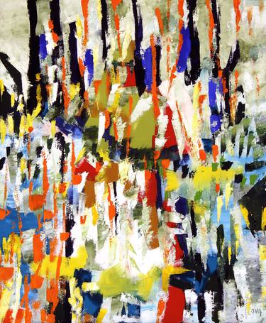 Original Abstract Expressionism Tree Paintings by kah wah tan