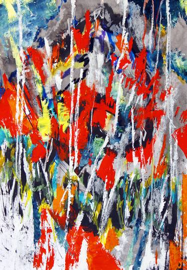 Original Abstract Expressionism Politics Paintings by kah wah tan