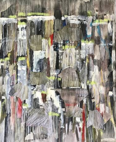 Print of Abstract Expressionism Abstract Collage by kah wah tan