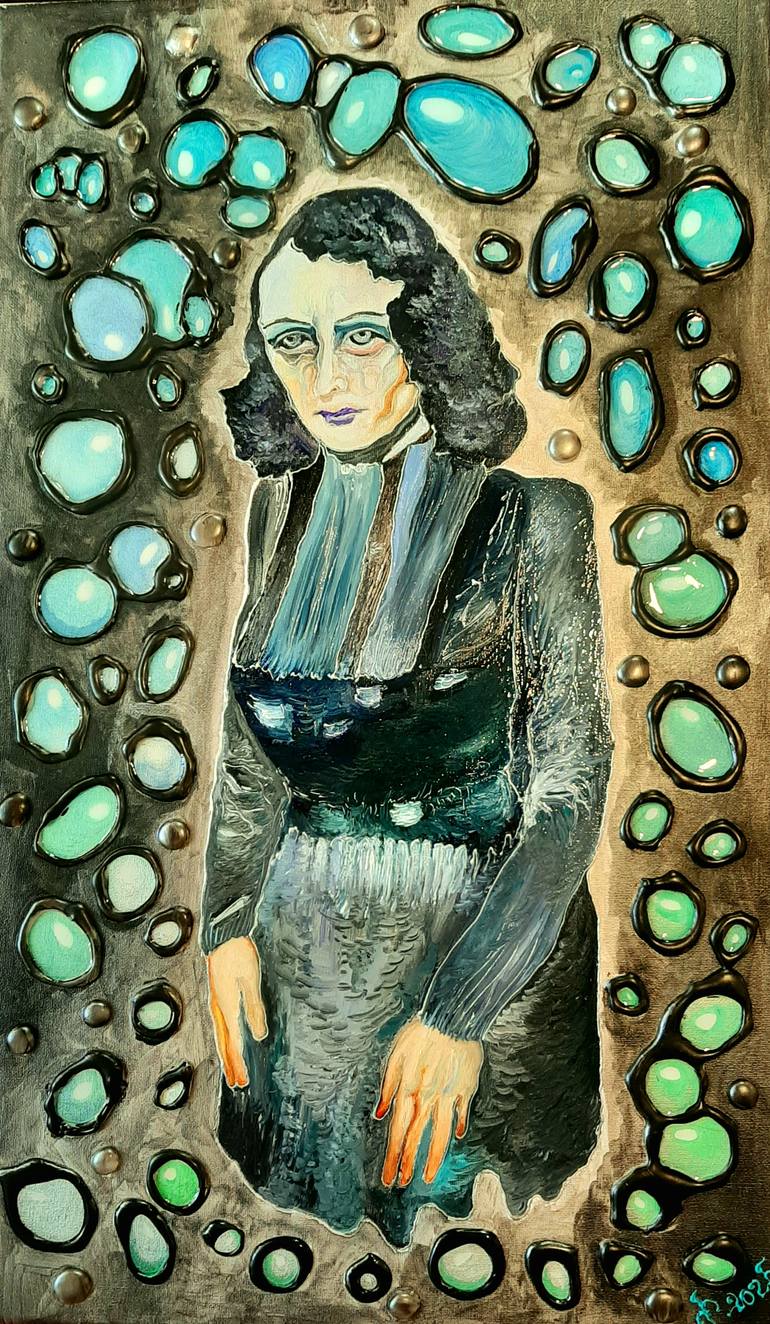 Original Pop Art People Mixed Media by Eka Rukhadze