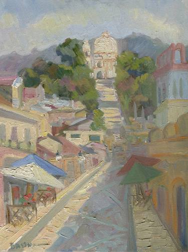 Original Fine Art Cities Paintings by Viktoriya Basina