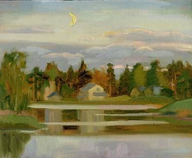 Original Fine Art Landscape Painting by Viktoriya Basina