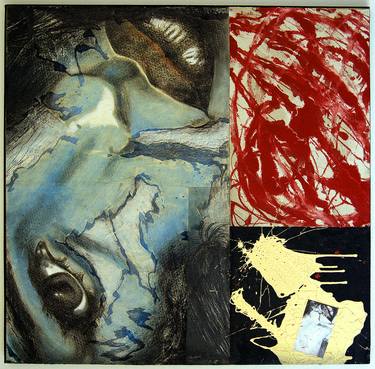 Original Fine Art Women Painting by Rocky Burn