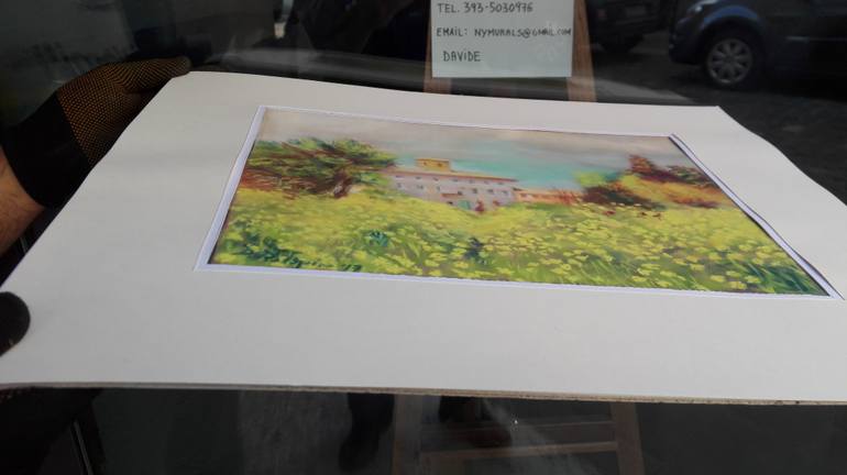 Original Impressionism Landscape Painting by Davide Rodoquino