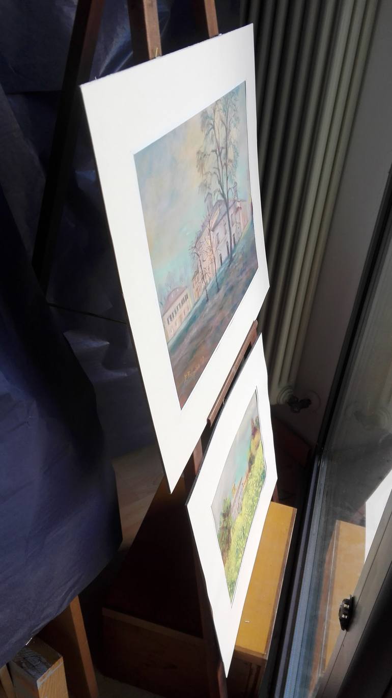 Original Impressionism Landscape Painting by Davide Rodoquino